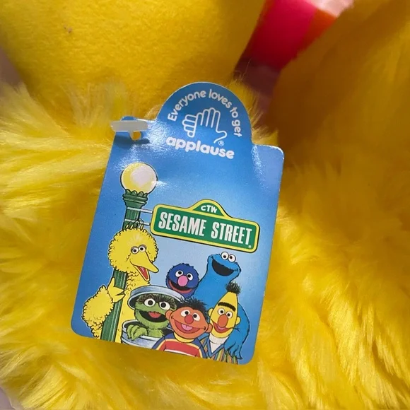 NWT New Vintage 1992 Applause Sesame Street Big Bird 30" Plush Collectible Retro - Picture 10 of 14